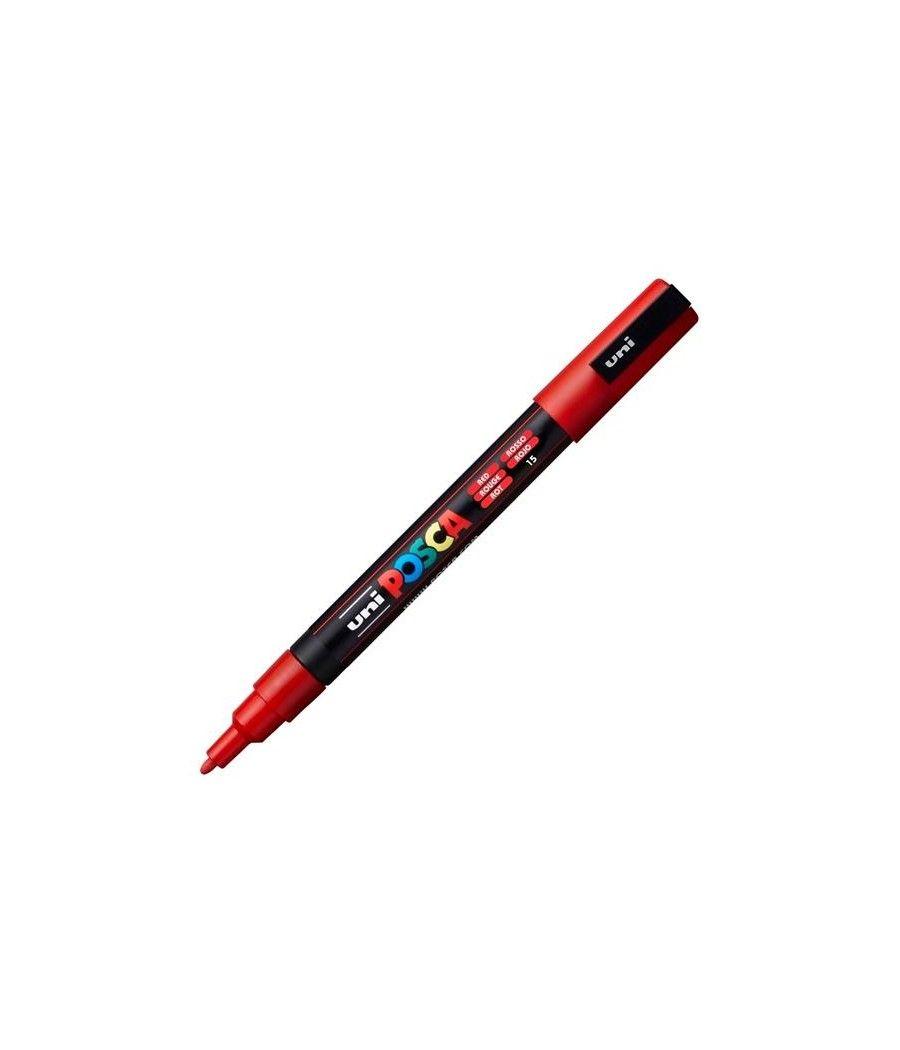 Uniball marcador posca pc-3m punta cÓnica 0,9 - 1,3 mm rojo - Imagen 1