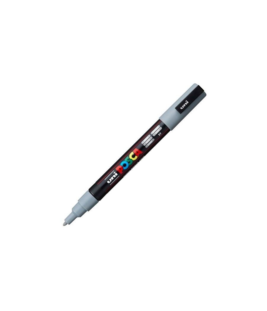 Uniball marcador posca pc-3m punta cÓnica 0,9 - 1,3 mm gris