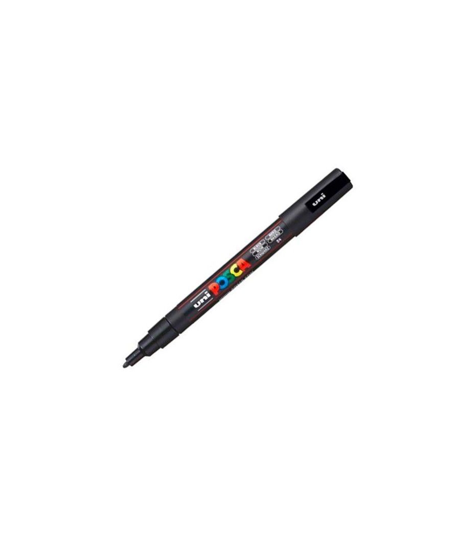 Uniball marcador posca pc-3m punta cÓnica 0,9 - 1,3 mm negro - Imagen 1