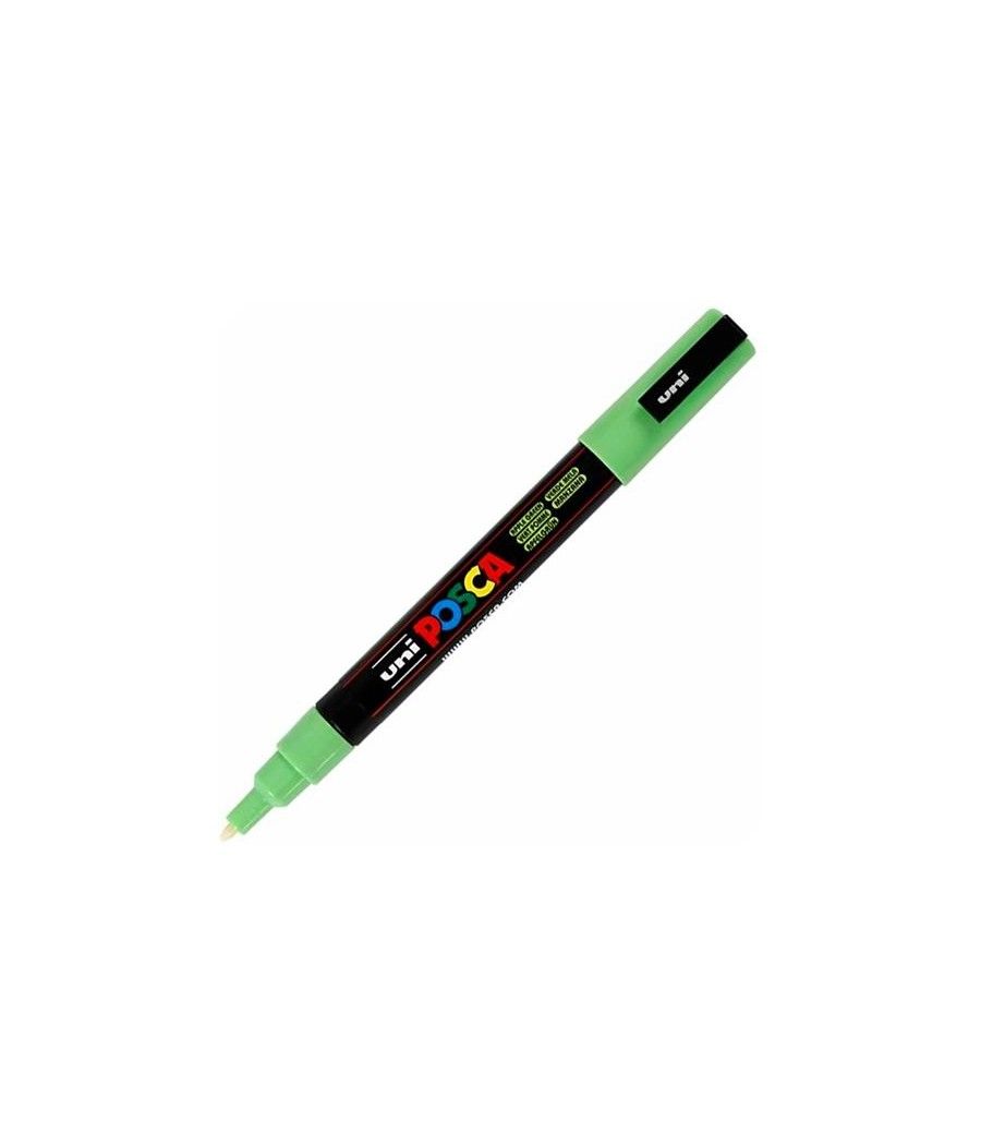 Uniball marcador posca pc-3m punta cÓnica 0,9 - 1,3 mm verde manzana