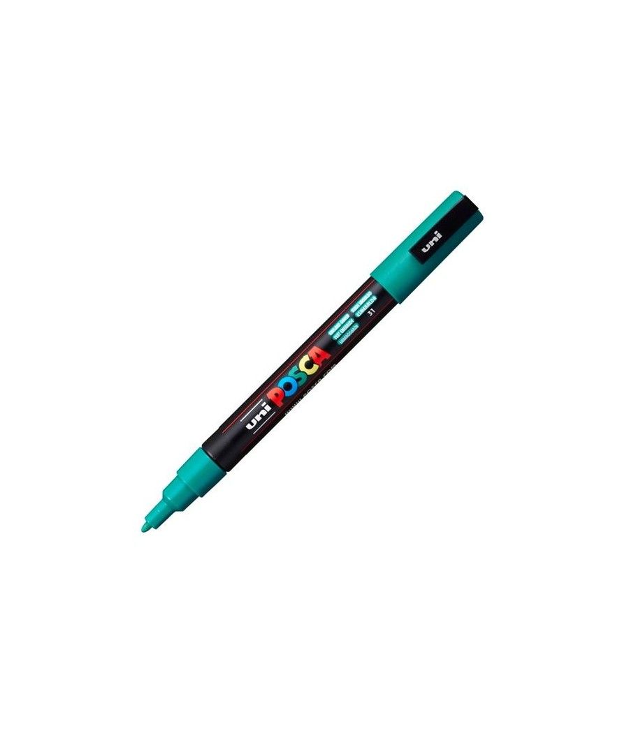 Uniball marcador posca pc-3m punta cÓnica 0,9 - 1,3 mm verde esmeralda