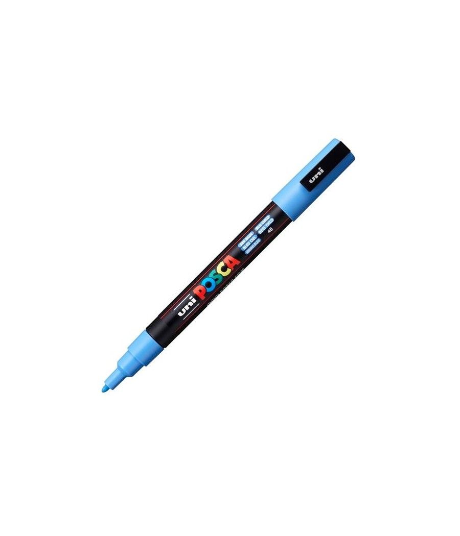 Uniball marcador posca pc-3m punta cÓnica 0,9 - 1,3 mm azul cielo - Imagen 1