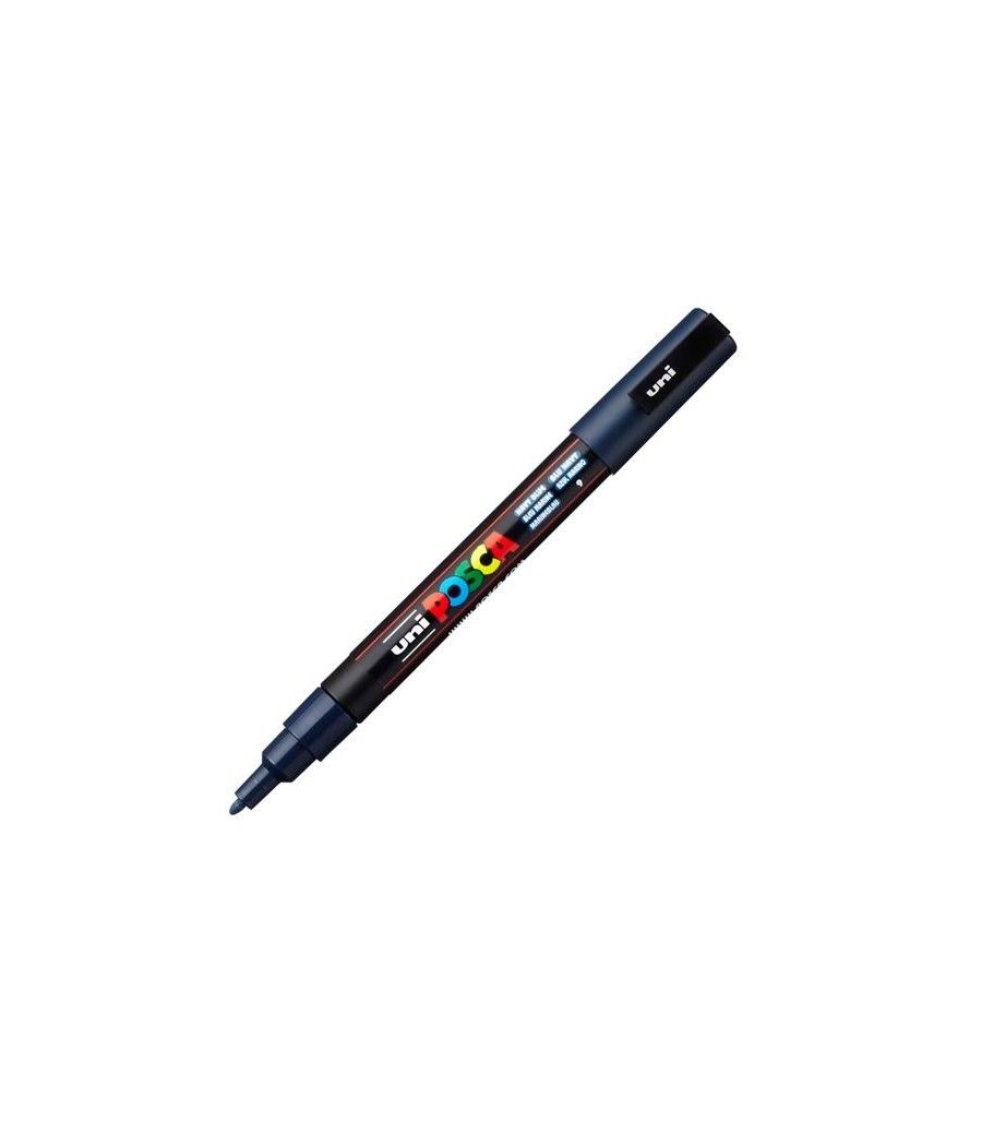 Uniball marcador posca pc-3m punta cÓnica 0,9 - 1,3 mm azul marino - Imagen 1