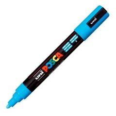 Uniball marcador posca pc-5m no permanente punta forma de bala 1,8 - 2,5 mm azul claro - Imagen 1