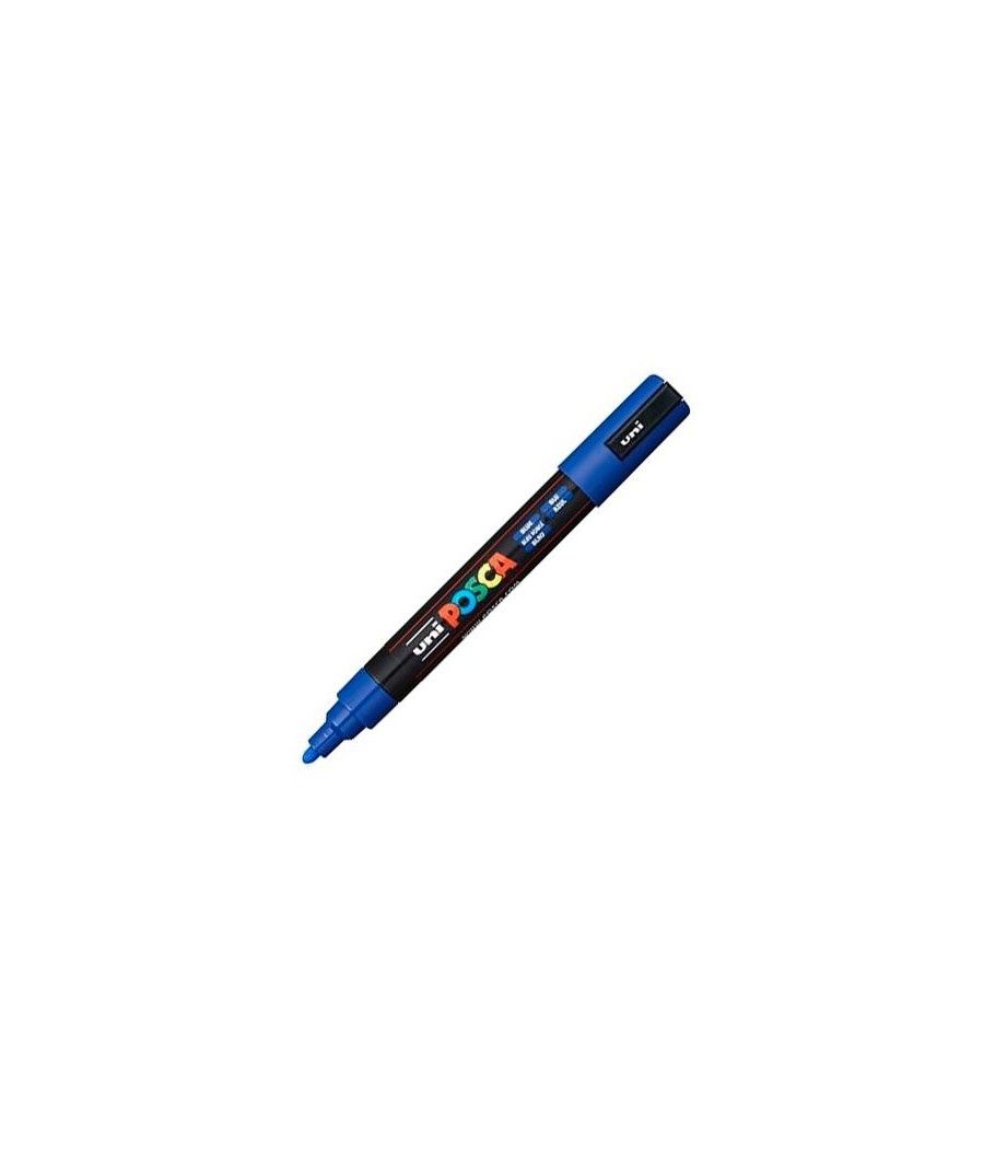 Uniball marcador posca pc-5m no permanente punta forma de bala 1,8 - 2,5 mm azul - Imagen 1