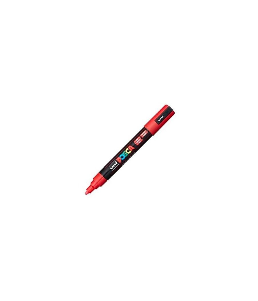 Uniball marcador posca pc-5m no permanente punta forma de bala 1,8 - 2,5 mm rojo
