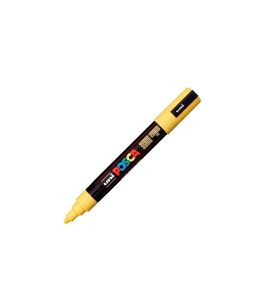 Uniball marcador posca pc-5m no permanente punta forma de bala 1,8 - 2,5 mm amarillo pajizo