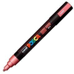 Uniball marcador posca pc-5m no permanente punta forma de bala 1,8 - 2,5 mm rojo metÁlico - Imagen 1