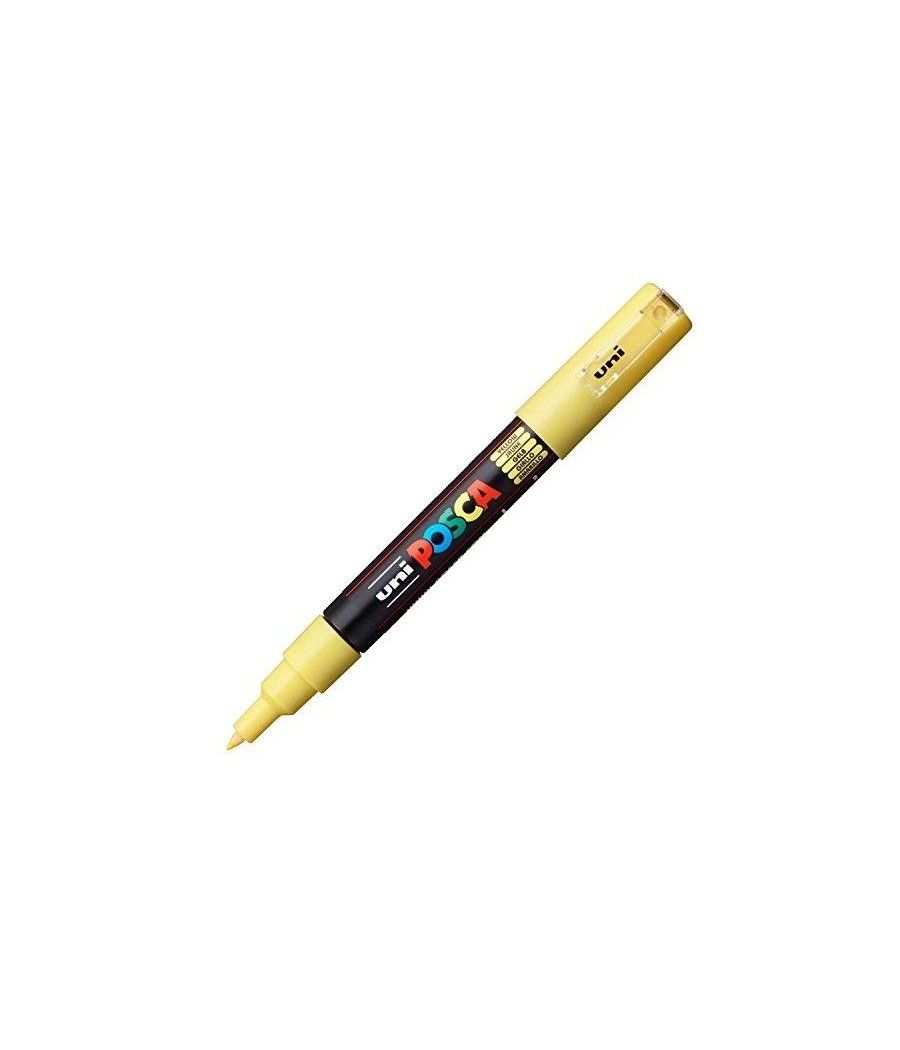 Uniball marcador posca pc-1m no permanente punta extrafina 0.7mm amarillo - Imagen 1