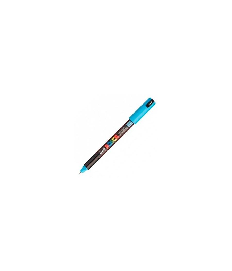 Uniball marcador posca pc-1m no permanente punta fina 0.7mm azul claro - Imagen 1