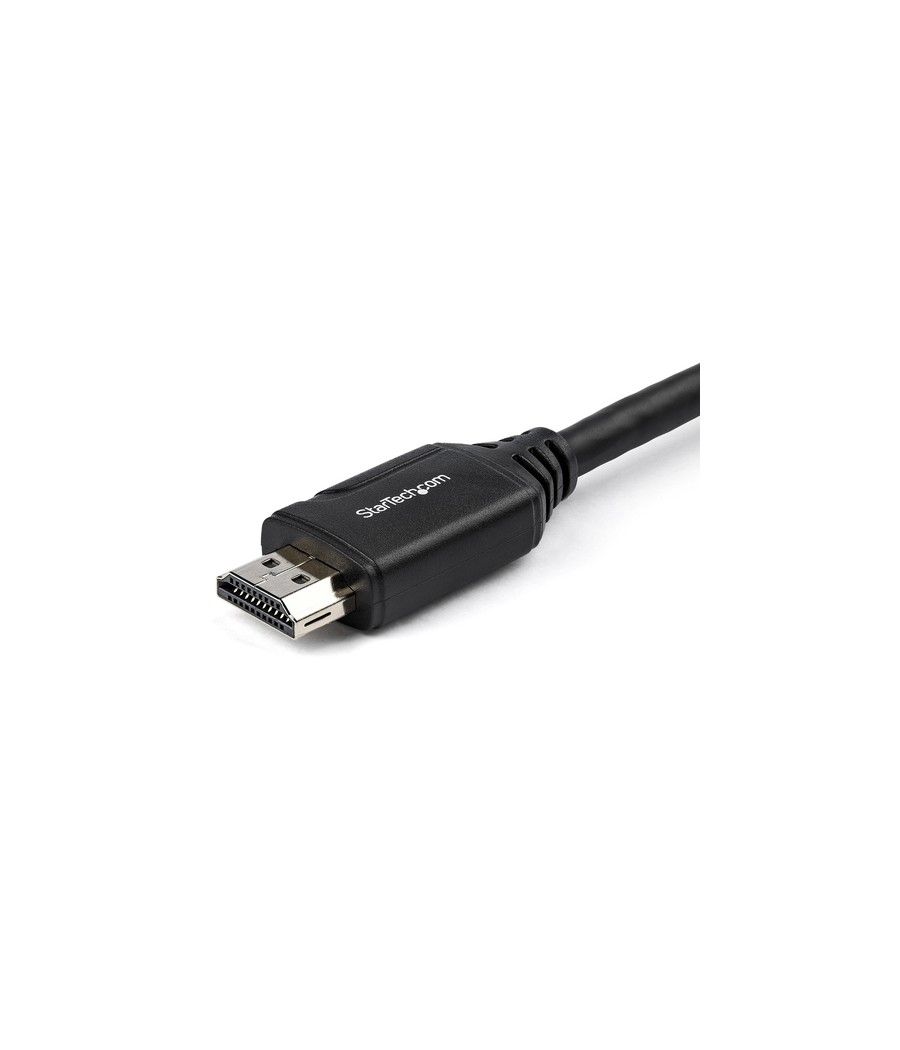 StarTech.com Cable de 15cm de Extensión Alargador HDMI 2.0 de Alta Velocidad con Ethernet - Extensor de Puertos - Cable para Con