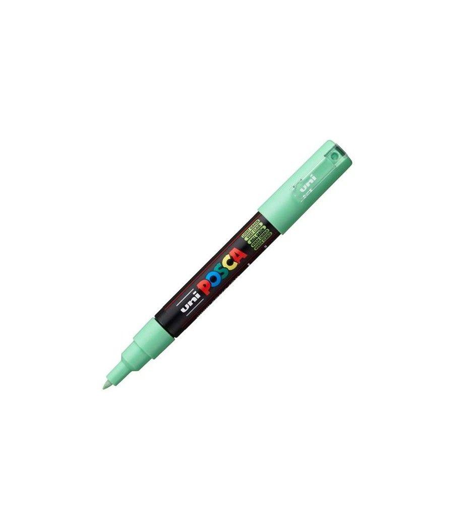 Uniball marcador posca pc-1m no permanente punta fina 0.7mm verde claro - Imagen 1