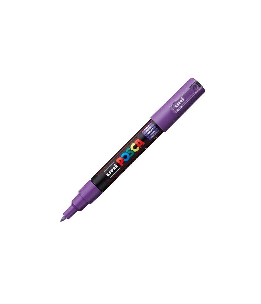 Uniball marcador posca pc-1m no permanente punta fina 0.7mm violeta - Imagen 1