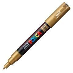 Uniball marcador posca pc-1m no permanente punta fina 0.7mm oro - Imagen 1
