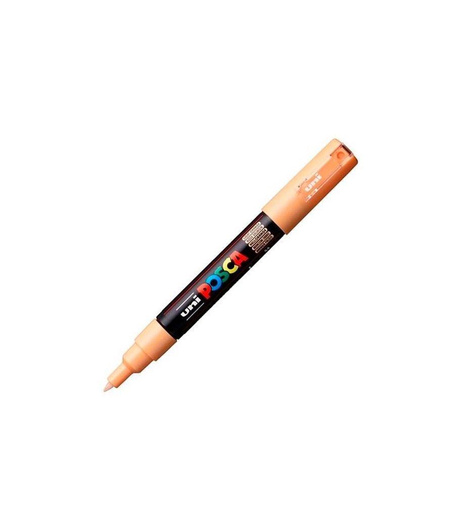 Uniball marcador posca pc-1m no permanente punta fina 0.7mm naranja claro - Imagen 1