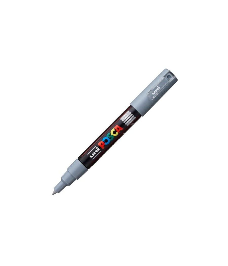 Uniball marcador posca pc-1m no permanente punta fina 0.7mm gris - Imagen 1
