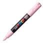 Uniball marcador posca pc-1m no permanente punta fina 0.7mm rosa claro