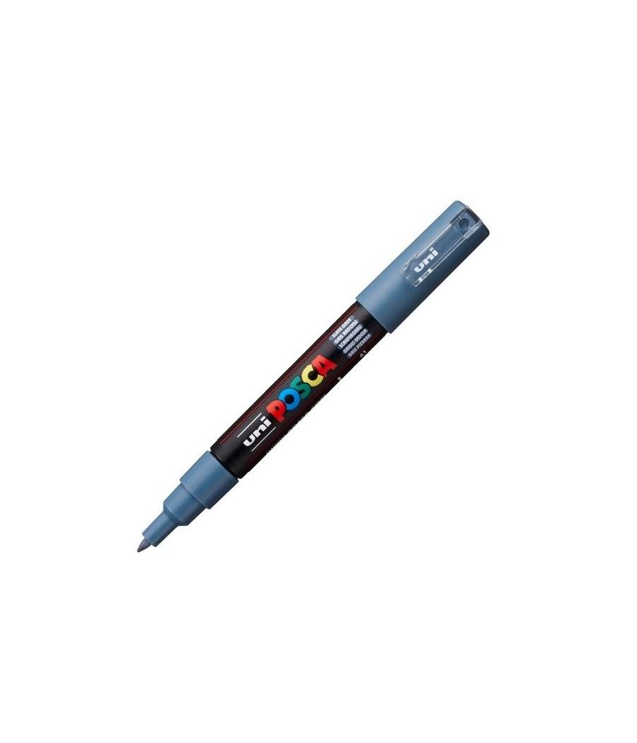 Uniball marcador posca pc-1m no permanente punta fina 0.7mm gris pizarra - Imagen 1