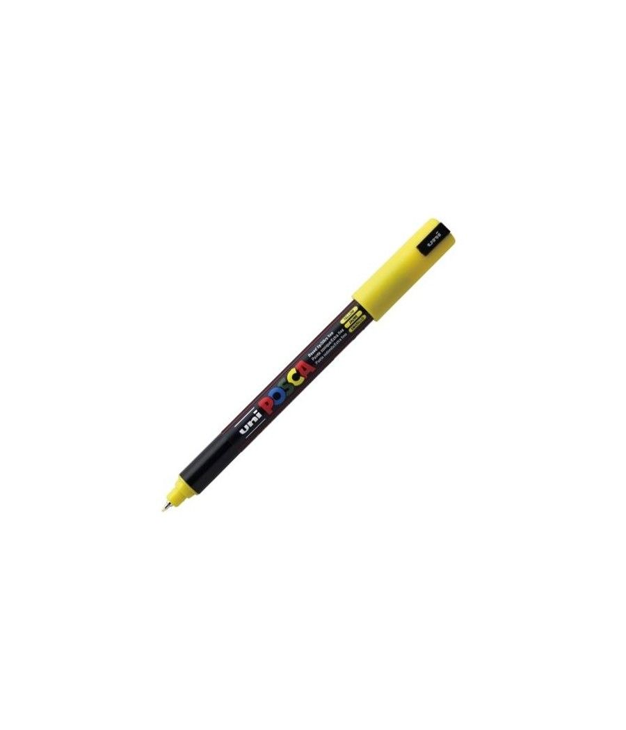 Uniball marcador posca pc-1mr no permanente punta extrafina 0.7mm amarillo