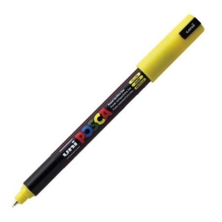 Uniball marcador posca pc-1mr no permanente punta extrafina 0.7mm amarillo - Imagen 1
