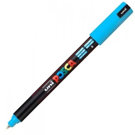 Uniball marcador posca pc-1mr no permanente punta extrafina 0.7mm azul claro - Imagen 1