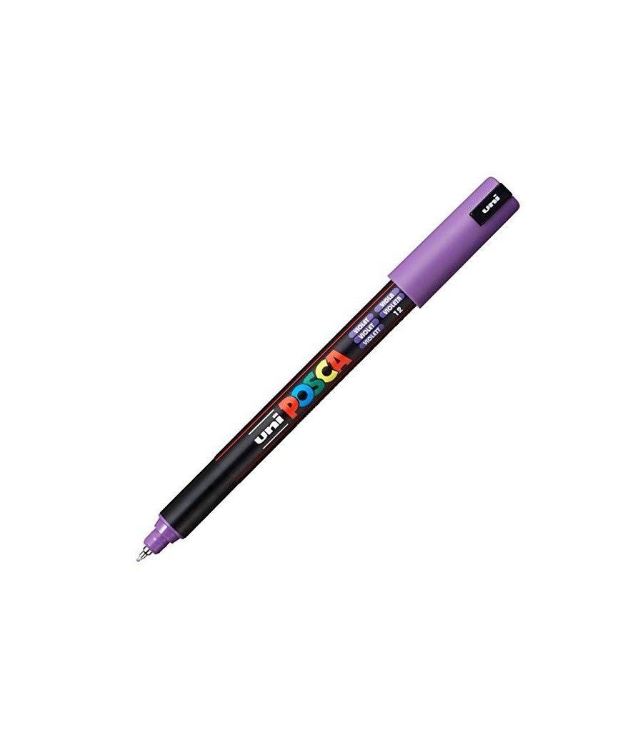 Uniball marcador posca pc-1mr no permanente punta extrafina 0.7mm violeta - Imagen 1