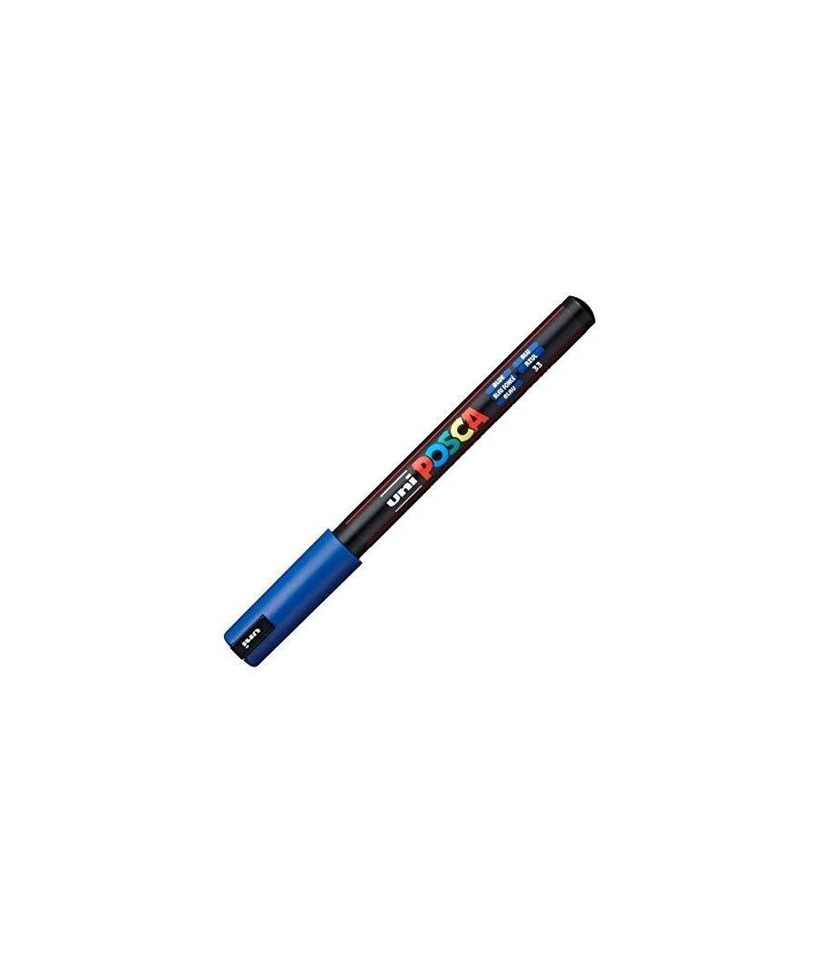 Uniball marcador posca pc-1mr no permanente punta extrafina 0.7mm azul - Imagen 1