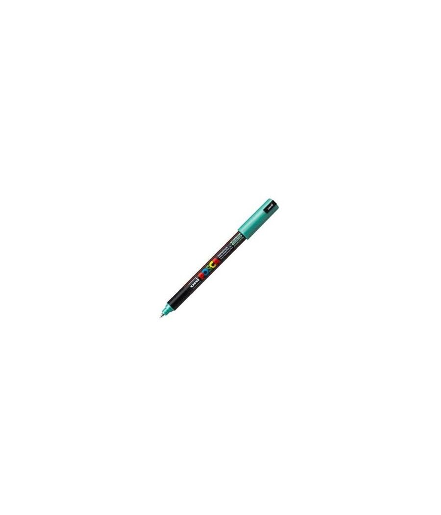 Uniball marcador posca pc-1mr no permanente punta extrafina 0.7mm verde metÁlico - Imagen 1