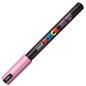 Uniball marcador posca pc-1mr no permanente punta extrafina 0.7mm rosa metÁlico