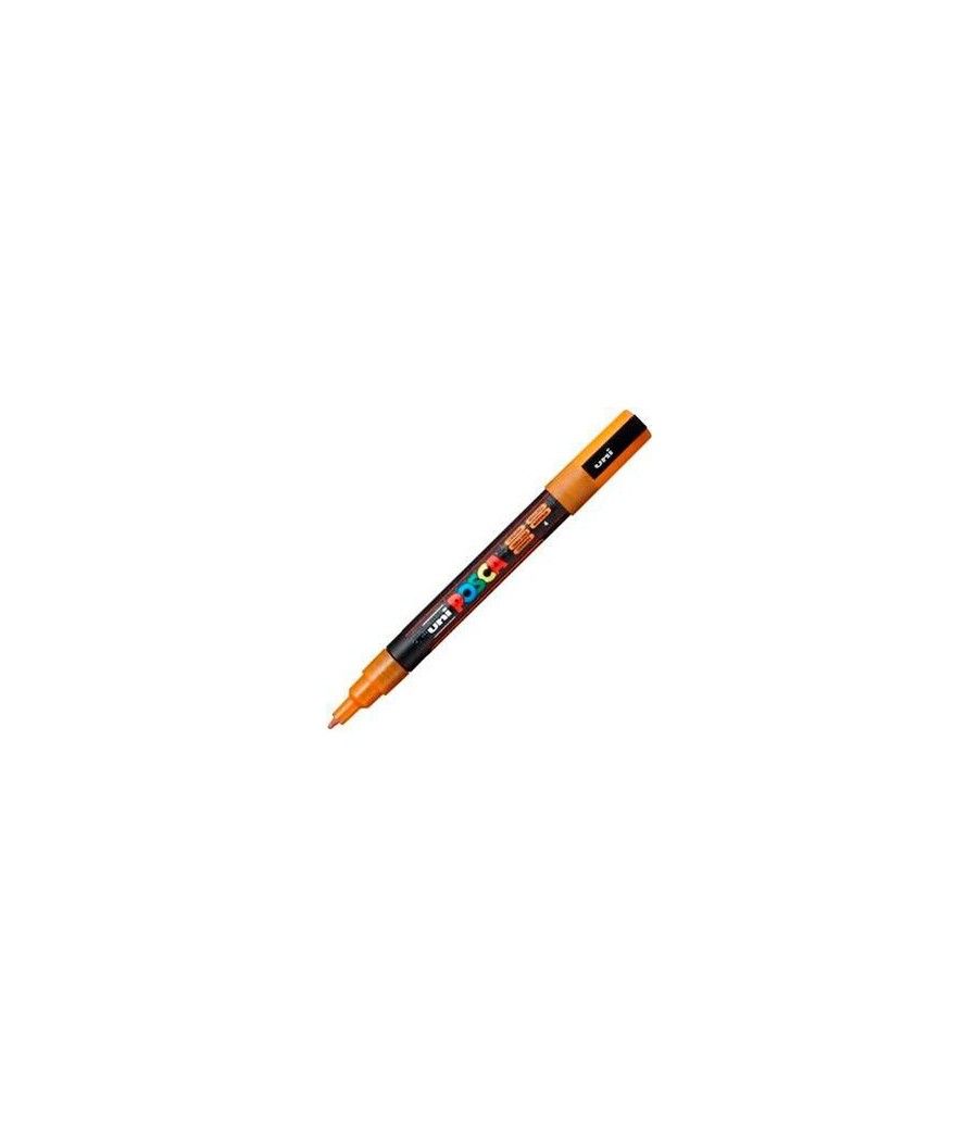 Uniball marcador posca pc-3ml punta cÓnica 0,9 - 1,3 mm naranja purpurina - Imagen 1