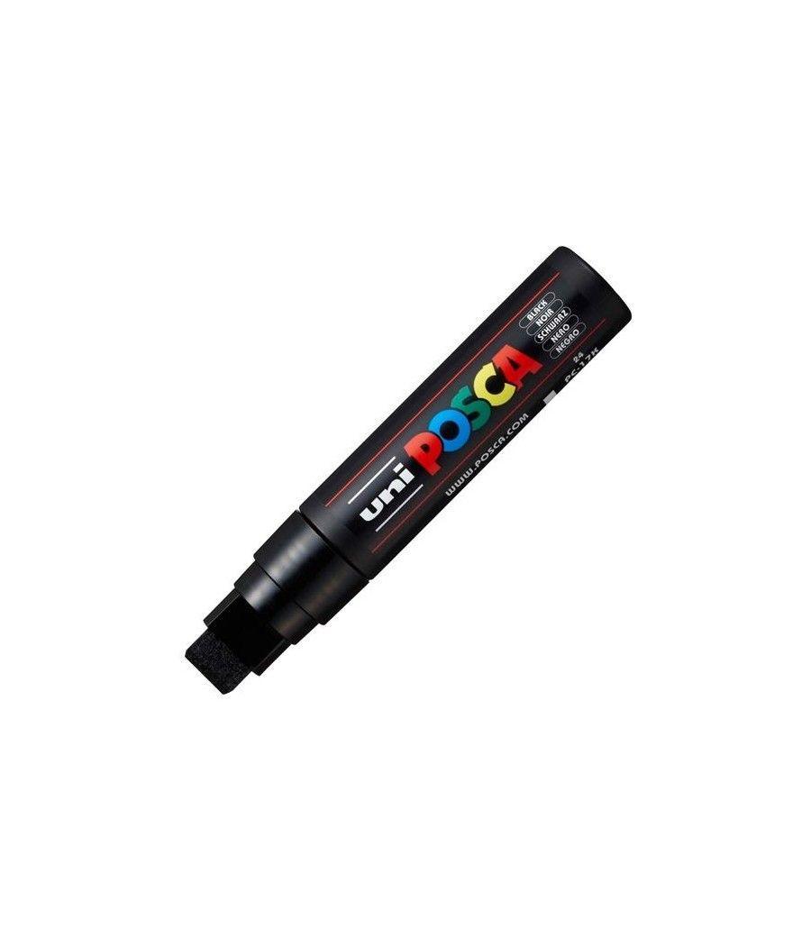 Uniball marcador posca pc-17k no permanente punta biselada 15mm negro - Imagen 1
