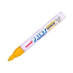 Uniball marcador permanente paint marker px-20(l) amarillo -12u- - Imagen 1