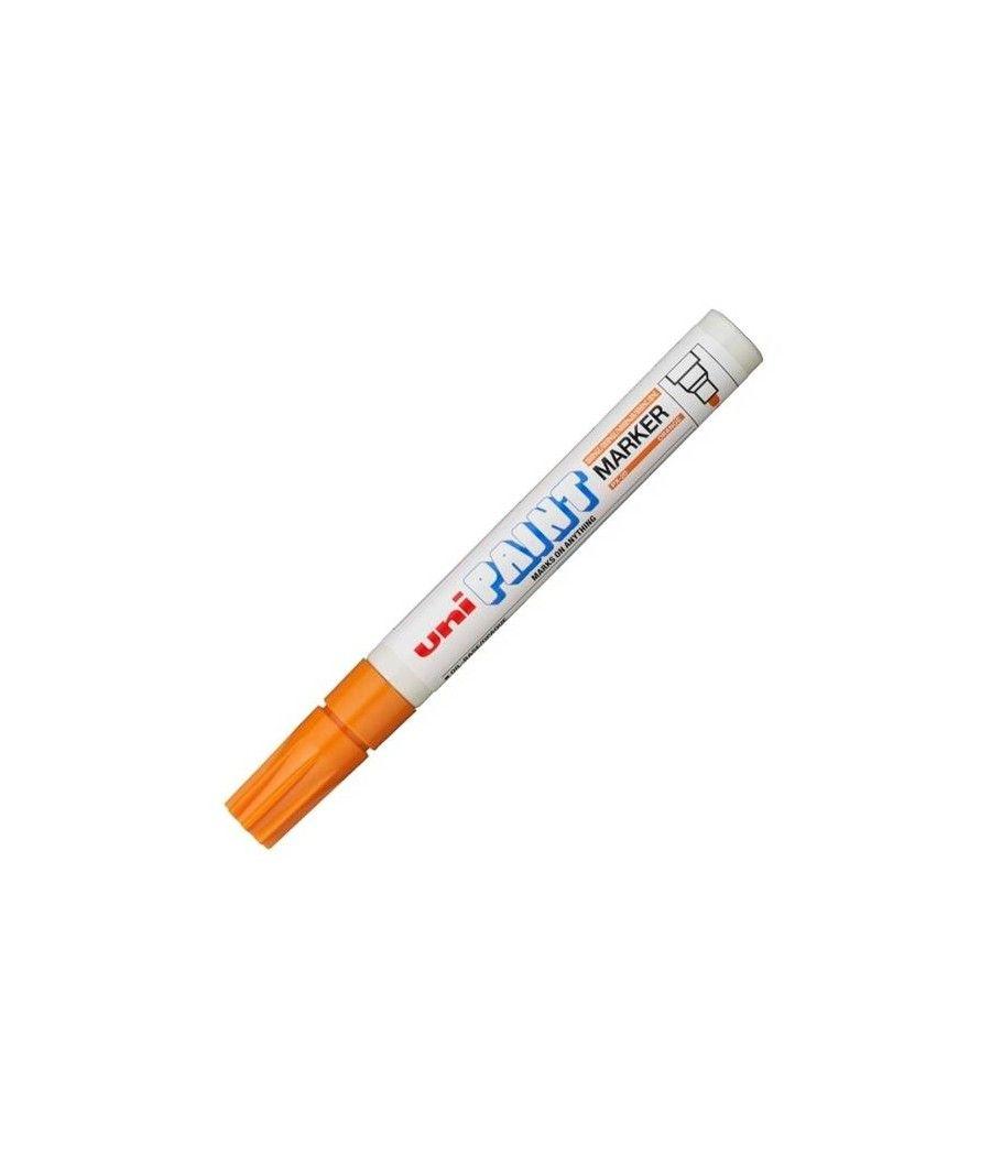 Uniball marcador permanente paint marker px-20(l) naranja -12u- - Imagen 1