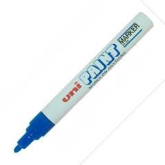 Uniball marcador permanente paint marker px-20(l) azul -12u- - Imagen 1