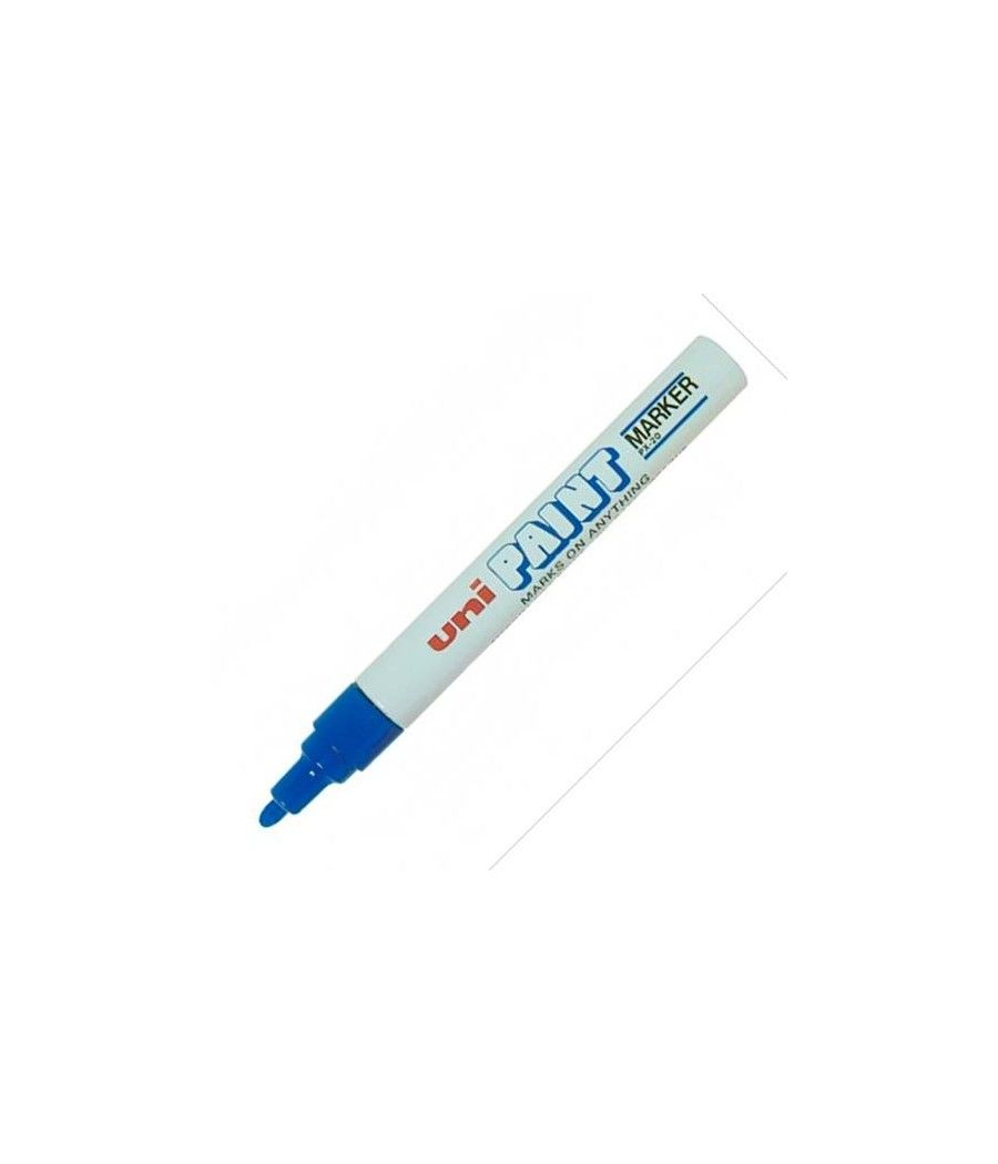 Uniball marcador permanente paint marker px-20(l) azul -12u- - Imagen 1