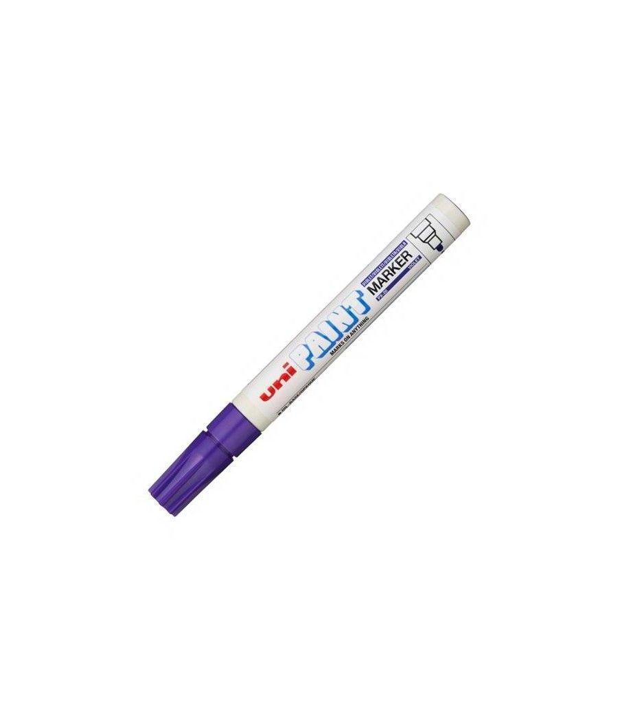 Uniball marcador permanente paint marker px-20(l) violeta -12u- - Imagen 1