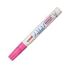 Uniball marcador permanente paint marker px-20(l) rosa