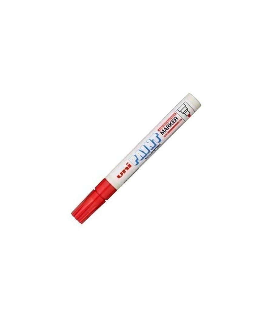 Uniball marcador permanente paint marker px-20(l) rojo -12u- - Imagen 1