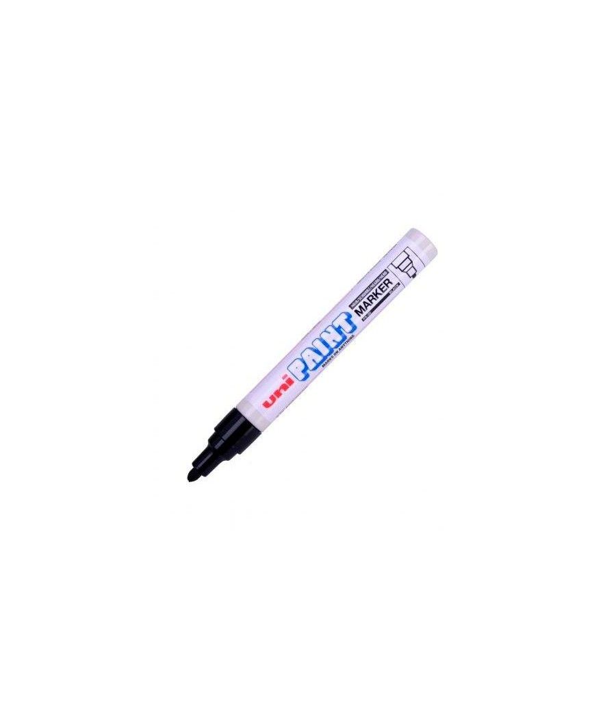 Uniball marcador permanente paint marker px-20(l) negro -12u- - Imagen 1