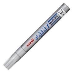 Uniball marcador permanente paint marker px-20(l) plata