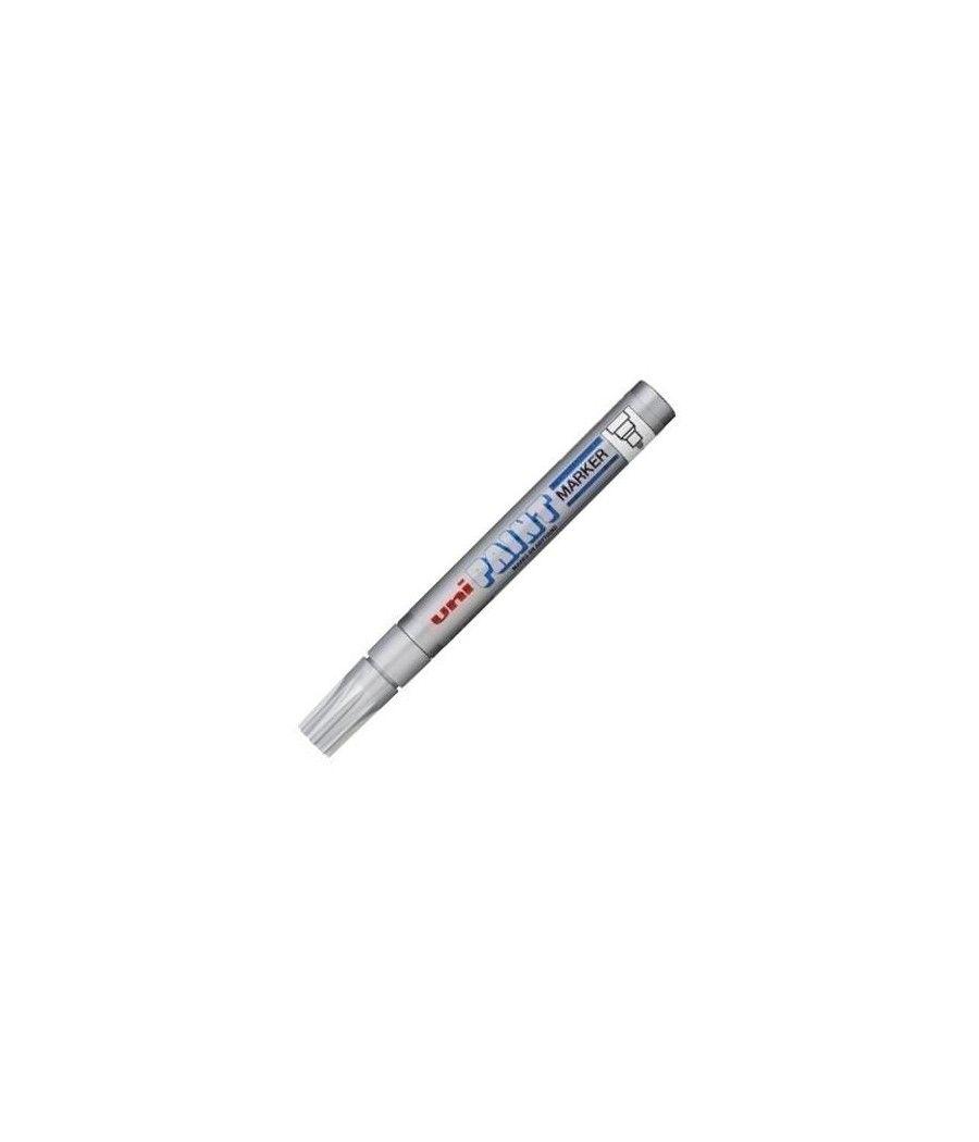 Uniball marcador permanente paint marker px-20(l) plata -12u- - Imagen 1