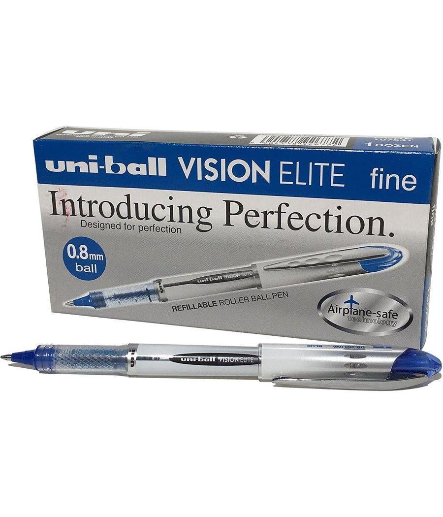 Uniball rollerball vision elite ub-200 azul oscuro -12u- - Imagen 1