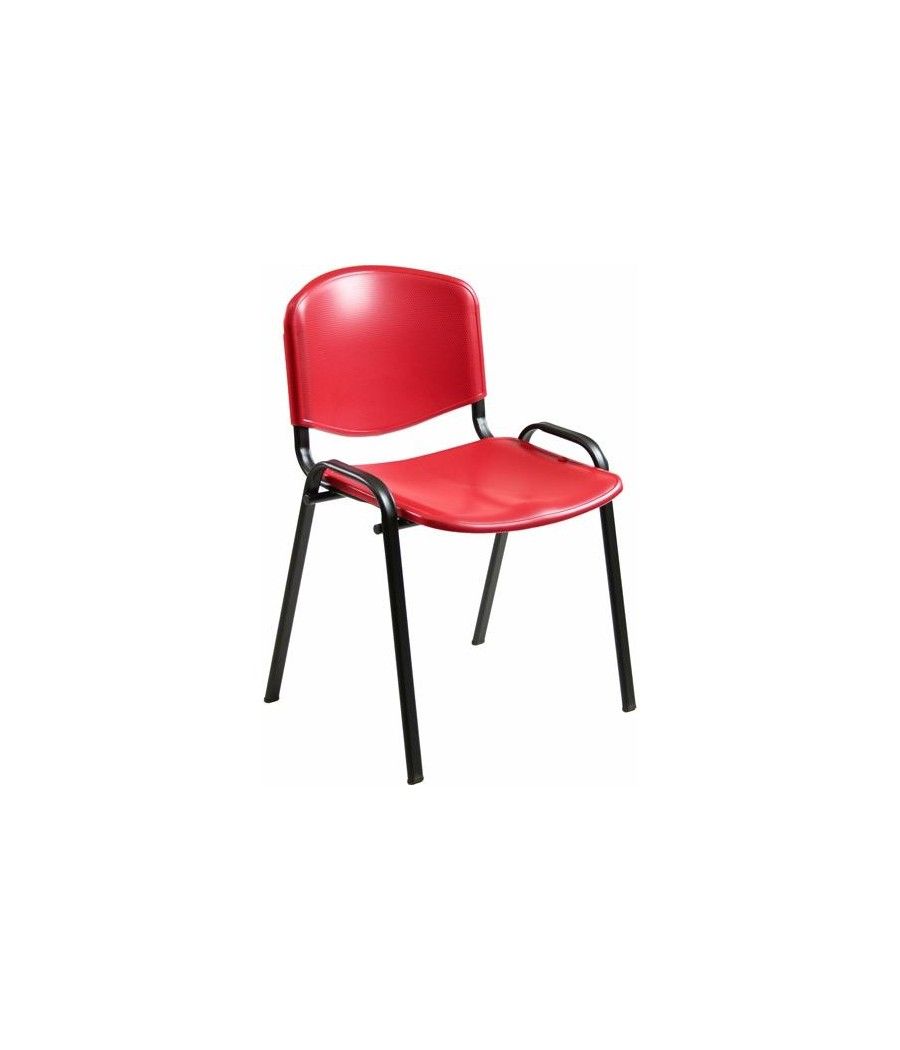Unisit silla confidente dado plastico roja