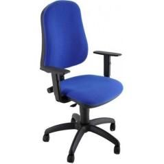 Unisit silla administrativa cp simple azul reposabrazos ajustables - Imagen 1