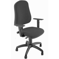 Unisit silla administrativa cp simple negra reposabrazos ajustables - Imagen 1