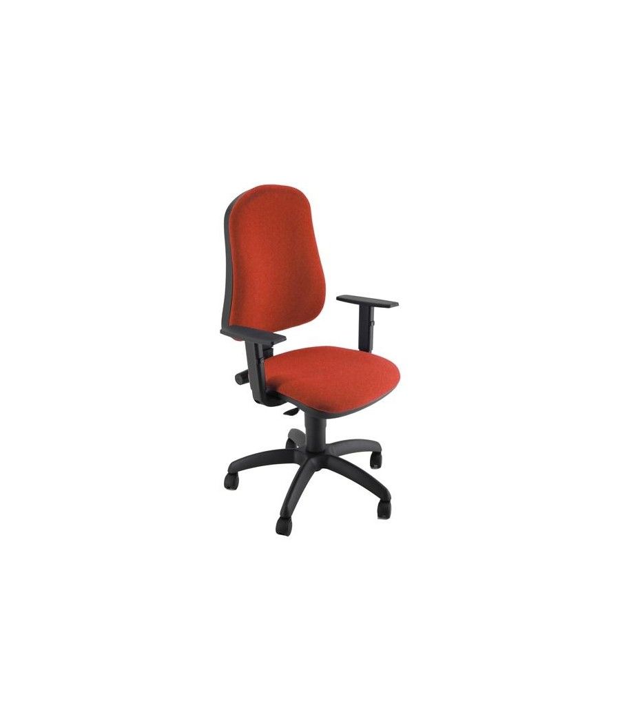Unisit silla administrativa cp simple roja reposabrazos ajustables - Imagen 1
