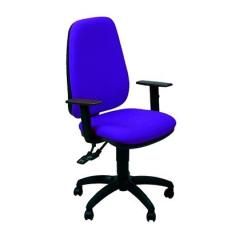 Unisit silla administrativa sincro tete reposabrazos ajustables azul - Imagen 1