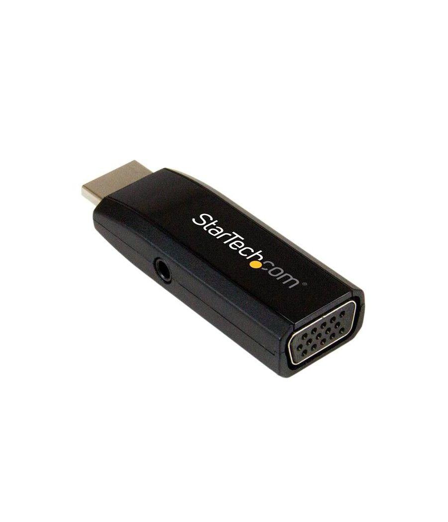 StarTech.com Adaptador compacto de vídeo HDMI a VGA con audio - Imagen 3