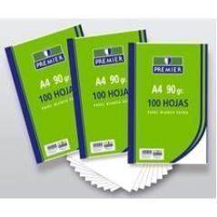Zorrilla paquete 100h premier a4 90gr liso papel blanco extra