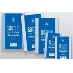 Zorrilla recambio premier 100h a4 90gr 4x4mm 4 taladros papel blanco
